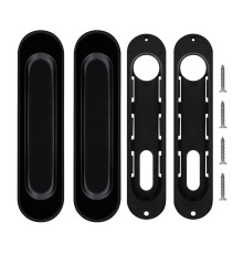 Ручка Punto (Пунто) для раздвижных дверей SH.SL152.010 (Soft LINE SL-010) BL черный 