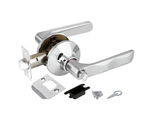 Ручка Punto (Пунто) защелка DK624 CP-BK (6024 CP-B) (фик.) хром