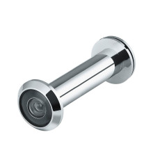 Глазок Ajax (Аякс) дверной, оптика пластик DV-4/70-125 CP хром (кратно коробке 30 шт) 