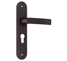 Ручка дверная Mettem (Меттэм) для ЗВ4 НР0901 (плоская) медный антик 