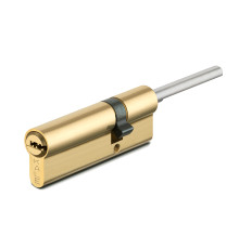 Цилиндровый механизм Kale kilit (Кале килит) под вертушку (дл.шток) 164 SX/76 (40+10+26) mm латунь 5 кл. 