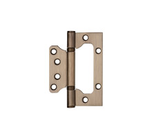 Петля Ajax (Аякс) универсальная без врезки IN4000W AB (100/P-2B 100x2,3) бронза 