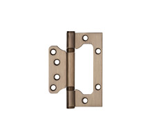 Петля Ajax (Аякс) универсальная без врезки IN4000W AB (100/P-2B 100x2,3) бронза 