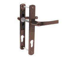 Ручка Punto (Пунто) на планке HANDLE.85.25.67-75 RAL 8017 коричневый 