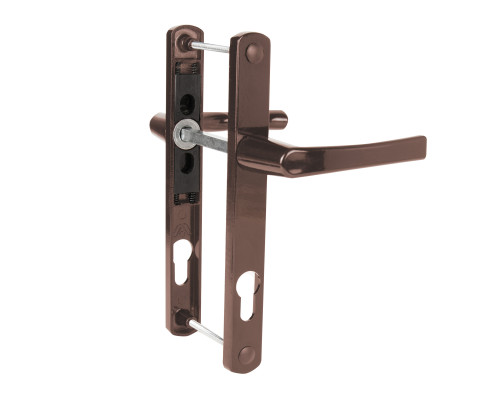 Ручка Punto (Пунто) на планке HANDLE.85.25.67-75 RAL 8017 коричневый