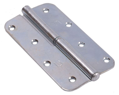 Петля skobis (СКОБИС) накладная ПН-130 цинк белый, левая