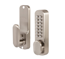 Замок Ajax (Аякс) накладной кодовый RIM-200 code SN мат.никель 