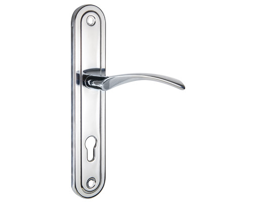 Ручка Punto (Пунто) на планке HANDLE90.CRONA.04-85 (P90 8504 CRONA) CP хром