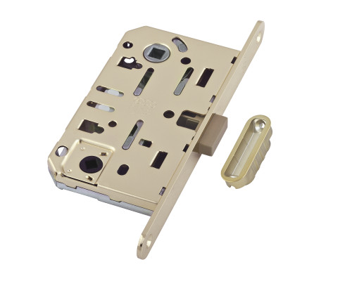 B06102.50.23.640 AGB (АГБ) Защелка врезная WC (мат. лат.) MEDIANA POLARIS с отв. планкой (скин)