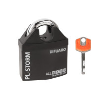 Замок Fuaro (Фуаро) навесной PL-STORM-3660 4 key (дисковый ключ) 
