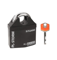 Замок Fuaro (Фуаро) навесной PL-STORM-3660 4 key (дисковый ключ) 