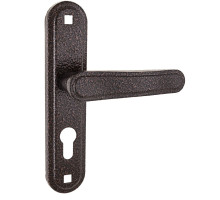 Ручка дверная Absolyute (Абсолют) на планке РФ1-55/03А (медь антик) 