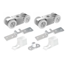 Комплект роликов Punto (Пунто) для раздвижных дверей SLD.SoftLine.SET.rollers/55-4 (Soft LINE 55/4) 