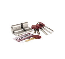 Цилиндровый Mottura (Моттура) механизм DPC1D3646S3 (82 мм/31+10+41), САТИН. НИКЕЛЬ, 5+1кл. 