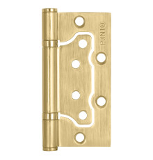 Петля Punto (Пунто) универсальная без врезки IN4200W SB (200-2B 100x2,5) мат. золото 