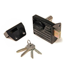 Замок Zenit (Зенит) накладной ЗН1-2.1 (черный) 