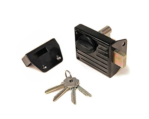 Замок Zenit (Зенит) накладной ЗН1-2.1 (черный)