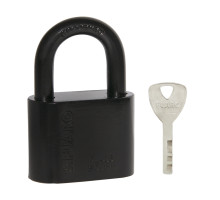 Замок Fuaro (Фуаро) навесной PL-WEATHER-1550 Black 4 fin key ( PL-15-50) диск. /блистер 