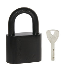 Замок Fuaro (Фуаро) навесной PL-WEATHER-1550 Black 4 fin key ( PL-15-50) диск. /блистер 