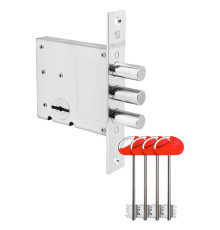 Замок Fuaro (Фуаро) врезной сувальдный MDV10/S-60.00.3R14 4key 