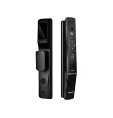 Замок врезной электронный Hogo V05 с распознаванием лица, черный 