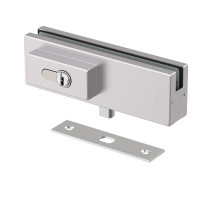 Замок Armadillo (Армадилло) для стеклянной двери Range.GL.L10 SS нерж. сталь 