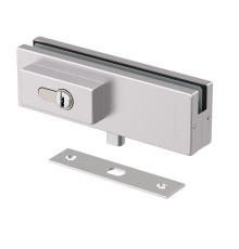 Замок Armadillo (Армадилло) для стеклянной двери Range.GL.L10 SS нерж. сталь 