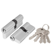 Цилиндровый Ajax (Аякс) механизм (AZ100/100) AZ1000Key100 (45+10+45) CP хром 