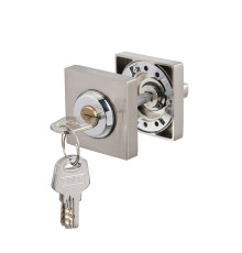 Ручка поворотная Ajax (Аякс) с фиксацией ключом BK6.FIX.JK SN-3 мат.никель 