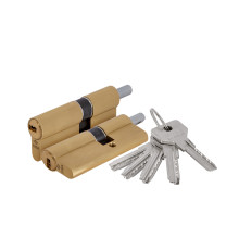 Цилиндровый механизм Cisa (Чиза) под вертушку ASIX OE302-19.00 (80 мм/30+10+40), ЛАТУНЬ 