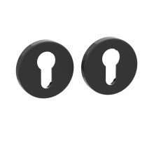 Накладка Punto (Пунто) под цилиндр ET.R.EST.R52 BL-24 черный 