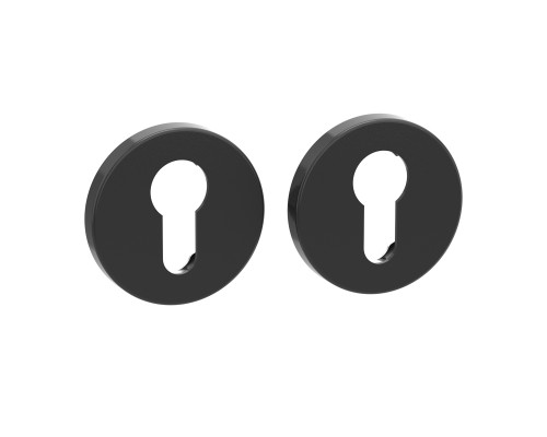 Накладка Punto (Пунто) под цилиндр ET.R.EST.R52 BL-24 черный