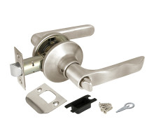 Ручка Punto (Пунто) защелка DK624 SN-BK (6024 SN-B) (фик.) мат. никель 