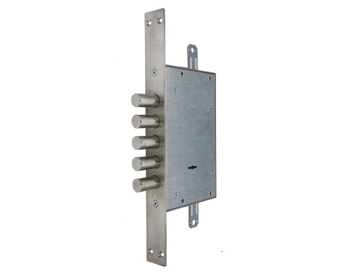 Замок Mettem (Меттэм) врезной сувальдный ЗВ8 341.1.1 с тягами, 5 кл. (ключ 60 мм)