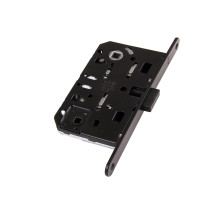 B06102.50.93.567 AGB (АГБ) Защелка врезная WC (черный) с отв. пл. B02402.05.93 MEDIANA POLARIS 