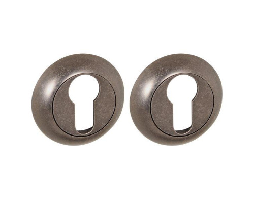 Накладка Punto (Пунто) под цилиндр ET.R.ZR54 (ET ZR) OS-9 античное серебро