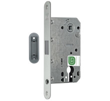 Замок Guardian (Гардиан) межкомнатный магнитный под цилиндр Soft 11М MCR, матовый хром /128:6429/ 