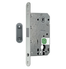 Замок Guardian (Гардиан) межкомнатный магнитный под цилиндр Soft 11М MCR, матовый хром /128:6429/ 