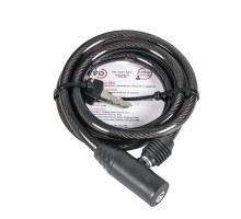 Замок Punto (Пунто) тросовый PK-BIKE-1012-KEY (10х1200) 2key/подвес 