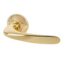 Ручка Armadillo (Армадилло) раздельная R.LD54.Pava (Pava LD42) GP/SG-5 золото/матовое золото TECH (кв. 8х140) 