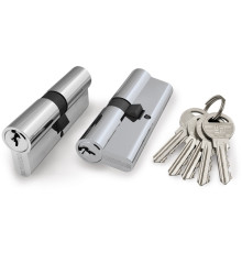 Цилиндровый Fuaro (Фуаро) механизм (100 ZA/80) 1000ZAKey80(35+10+35) CP хром 5Key 