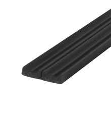 Уплотнитель Fuaro (Фуаро) самоклеящийся ADH/E-9x4mm BLACK черный 150m 