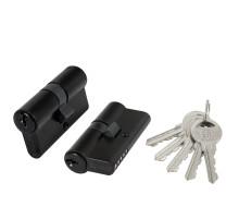 Цилиндровый Fuaro (Фуаро) механизм (100 ZA/60) 1000ZAKey60(25+10+25) BL черный 5Key 