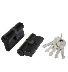 Цилиндровый Fuaro (Фуаро) механизм (100 ZA/60) 1000ZAKey60(25+10+25) BL черный 5Key 