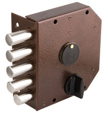 Замок Guardian (Гардиан) накладной ЗВ 20.05 правый (5 кл. ЗК.503Н-02) ЗД без ответной планки. /123:247/ 