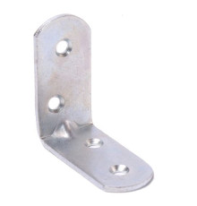 Кронштейн skobis (СКОБИС) мебельный МК 40х40х20х2 цинк белый 