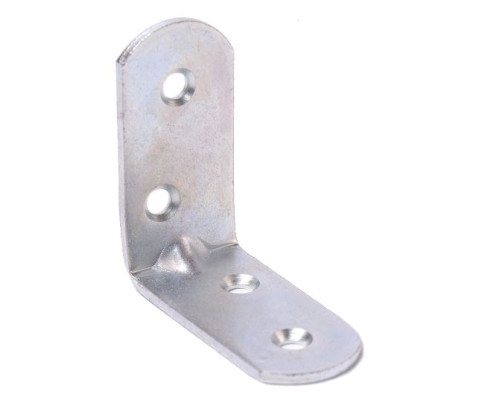 Кронштейн skobis (СКОБИС) мебельный МК 40х40х20х2 цинк белый