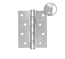 Петля Fuaro (Фуаро) универсальная HEAVY IN4400U CP (хром) 100х75х3 мм 