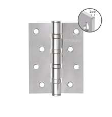 Петля Fuaro (Фуаро) универсальная HEAVY IN4400U CP (хром) 100х75х3 мм 