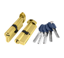 Цилиндровый Punto (Пунто) механизм (Z402/60) Z4002Knob60(25+10+25) с вертушкой PB латунь 